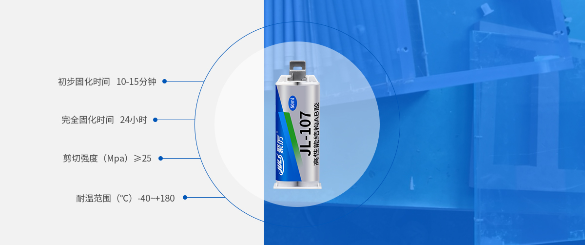 高強(qiáng)度丙烯酸結(jié)構(gòu)AB膠產(chǎn)品參數(shù)